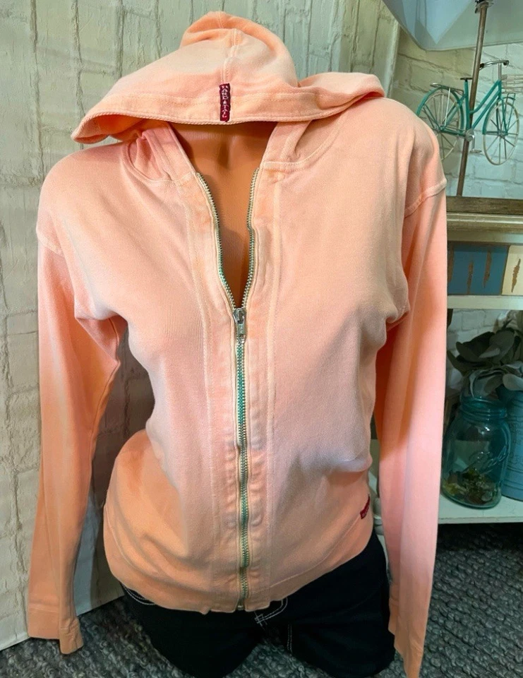 Женская толстовка с капюшоном Hard Tail Forever на молнии искусственно состаренный хлопок OS - Изображение 1 из 4