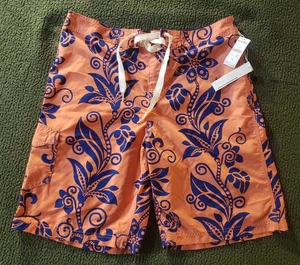 Reyn Spooner Swim Trunks Mens 34 Floral Board Shorts Bathing Suit Pool Surf NEW - Picture 1 of 9