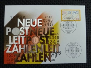 RFA CARTA NUMISMÁTICA 1993 NUEVOS CÓDIGOS POSTALES a8985 - Imagen 1 de 1