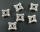 500pcs Tibetan Silver Little Square Spacer Beads 6x2mm 147