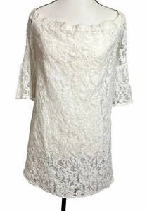 Abito donna Eye Of The Neddle vintage spalle scoperte avorio taglia M/L femminile whismico - Foto 1 di 16