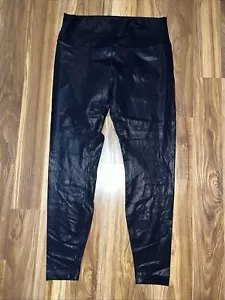 Lululemon Wunder Under HR Tight 28" *Shine LW5BNJS lamina nero opaco taglia 12 - Foto 1 di 8