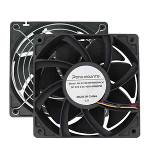 Ultra-Silent Upgrade for Your Antminer – 2 x 120mm Fans and Grills Included - Picture 1 of 5