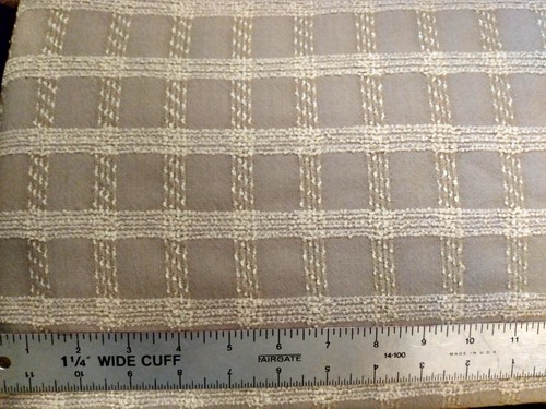 OFF WHITE GIACCA CON VETRO BIANCO LANA BEIGE 2 5yds peso tessuto uomo o donna