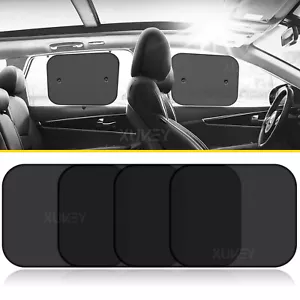 4x Car Windshield Sun Shade Side Window Baby Mesh Visor UV Block Shield Cover - Picture 1 of 10