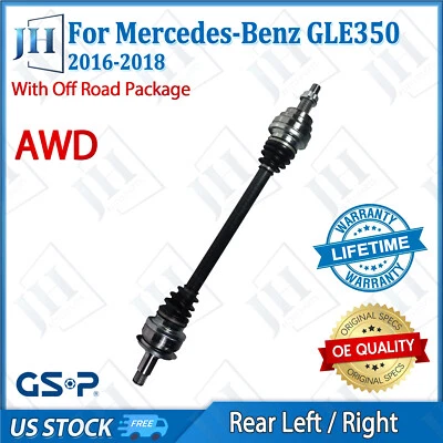 Eje CV trasero izquierdo/derecho OE para 2016 17 18 GLE350 ML GL450 550 63 AMG AWD Foto 1 de 4