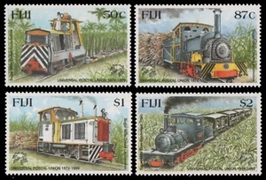 Fiji 1999 - Michel n. 894-897 ** - MNH - Ferrovia / Treno - Foto 1 di 1