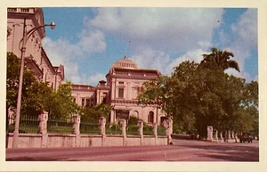 Singapore 1950s-60s Raffles Museum & Library Vintage Postcard - Picture 1 of 2