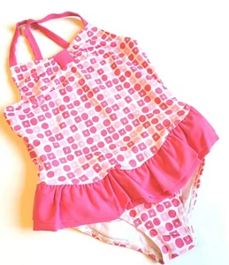 Gymboree sz 8 Girls Swim Shop Geo Print Swimsuit NWT Bathingsuit Pink - Picture 1 of 2