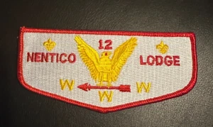 OA Nentico Lodge 12 WWW Flap RED Bdr. Baltimore Area - Picture 1 of 1