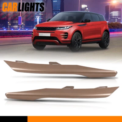 Fit For Land Rover Range Rover Evoque 20-22 Lower Fog Light Lamp Strip Trim Pair - Image 1 of 4