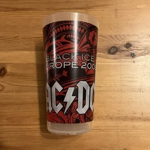 AC/DC Bierbecher Black Ice Tour 2009 0,4l Konzertbecher - Foto 1 di 5