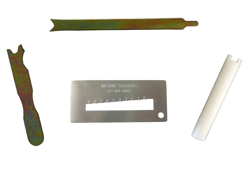 HOUSE GUARD HARDWARE Schlage Compatible Rekey Cylinder Removal/Key Gauge Decoder/Clamp/Follower Tool