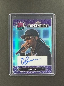 Offset 2023 Leaf Pop Century Pro Set Raps Auto /8 #PSR-O1 - Picture 1 of 2