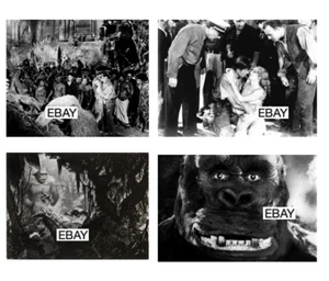 KING KONG 1933 MOVIE PHOTOS LOT #6 (4) GIANT APE SPFX FAY WRAY FAMOUS MONSTERS - Picture 1 of 1