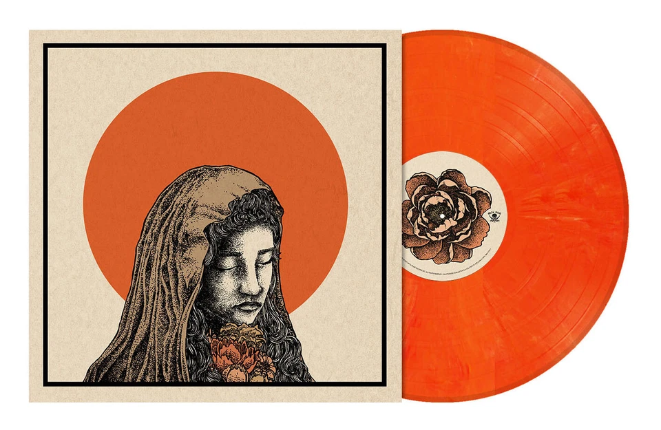 KARDASHEV - THE BARING OF SHADOWS, 2021 ORANGE MARBLED vinyl LP, #098/250! NEW! - Image 1 of 1
