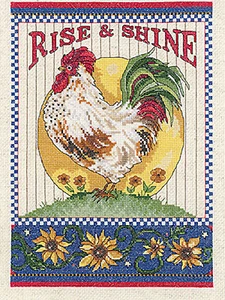 Counted Cross Stitch Kit - Janlynn Rise and Shine Rooster #071-0300 SALE! - Picture 1 of 4