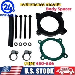  For 2011-2014 Ford Mustang ​3.7L 450-636 Performance Throttle Body Spacer - Picture 1 of 8