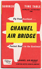 Vintage Channel Air Bridge Summer Timetable British Airways From Southend 1961