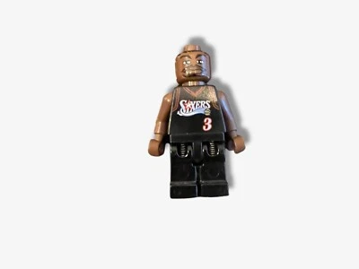 Lego Allen Iverson Minifgure Basketball 3564 NBA Sports 76ers #3 retired - Image 1 of 2