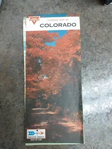 1967 Edition CONOCO Colorado Touraide Travel Road Map (LL) - Picture 1 of 6