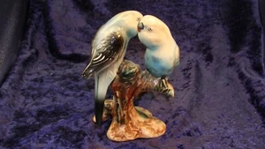 TWO PARAKEET BIRDS ~ PORCELAIN ~ LEFTON? ~ 5.5”x4” ~ - Imagen 1 de 5