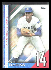 Ernie Banks 2020 Topps Update #NG-19    A Numbers Game Chicago Cubs