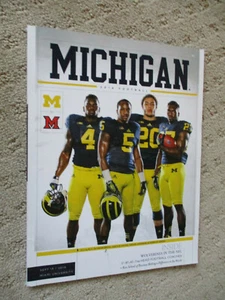 2014 UNIVERSITY of MICHIGAN vs MIAMI FOOTBALL PROGRAM * - Picture 1 of 2