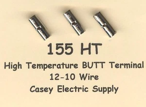 50 High Temperature BUTT Terminal Connectors #12-10 Wire Gauge AWG 900°F MOLEX - Picture 1 of 2