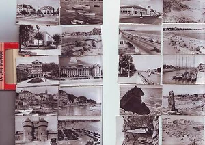 Pochette 20 vues photos noir et blanc : LA COTE D'AMOUR - complete bon etat - Picture 1 of 1