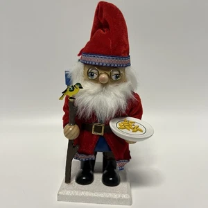 World Market Santa Cascanueces 2017 Personal de Pájaro Galletas Regalos 8" Figura Cascanueces - Imagen 1 de 5