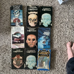 Lot Of 9 H.P. Lovecraft Pb Books Tales Of Cthulhu Mythos Lurking fear Tomb Etc - Picture 1 of 19