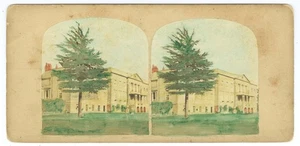 D1469~ IRLAND ? - evtl. Leinster Haus in Dublin um 1850 Stereoview - Bild 1 von 2