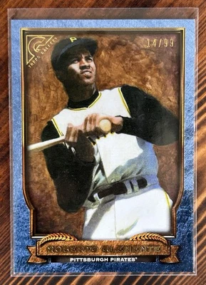 ⚾️ 2017 Topps Gallery Blue /99 Roberto Clemente HOF-10 🔥 - Image 1 of 2