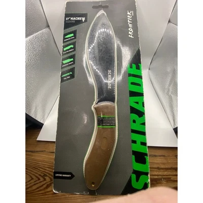 Machete Schrade 17 pulgadas serie Frontier 1121081 Full Tang acero inoxidable Foto 1 de 4