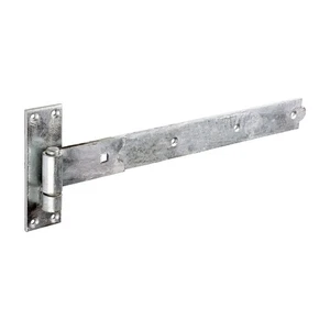 30" Straight Hook & Band Hinges on Plates - Hot Dipped Galvanised - Picture 1 of 1