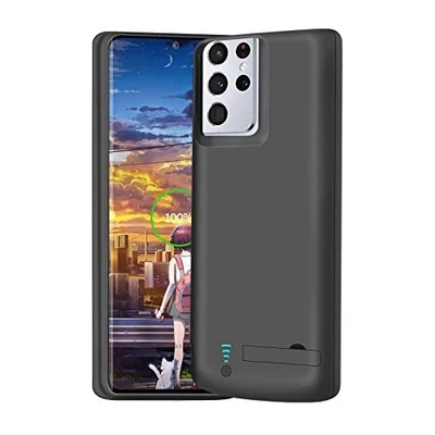 BAHOND Battery Case for Samsung Galaxy S21 Ultra, 5000mAh Rechargeable Extended - Image 1 of 4