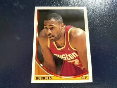 Mario Elie Houston Rockets 1993 - 1994 Topps NBA BLANK BACK PREPRINT NO NAME - Image 1 of 2