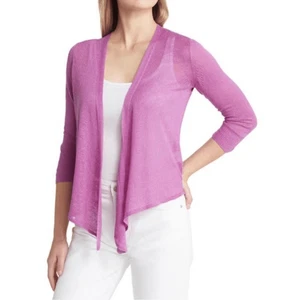 Cárdigan Top Nic + Zoe Lino NUEVO Talla XS - Imagen 1 de 11