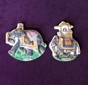 Zwei Magneten, Kühlschrankmagneten aus Indien - Bild 1 von 3