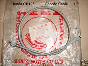 Honda CG125 CG110 CB125 Speedo Cable NOS XL100 CB100 Speedometer 44830-324-000 - Bild 1 von 4