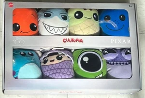 NEW Mattel - Disney 100 x Pixar - Cuutopia 5” Squishy Plush - Set of 8 sealed - Picture 1 of 2