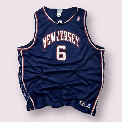 2003 Kenyon Martin New Jersey Nets Authentic Reebok NBA Jersey Size 60 Stitched - Image 1 of 4