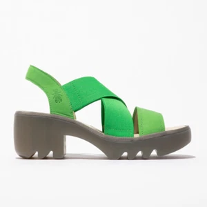 Fly London Women's TAJI502FLY Chunky Sole Elastic Crossover Sandal - Picture 1 of 15