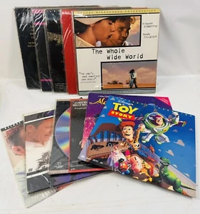 Lot Of 9 Laser Discs -Toy Story , Aladdin , The War , Fear , Best Seller , Plus - Picture 1 of 21