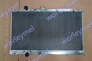 Aluminum Radiator Lancer EVO 4 5 6 IV V VI Manual CP9A CN9A 96-01 For Mitsubishi - Picture 1 of 6