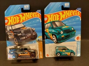 HOT WHEELS 2025 SUPER TREASURE HUNT 2020 JEEP GLADIATOR/85 HONDA CITY TURBO ll - Picture 1 of 12