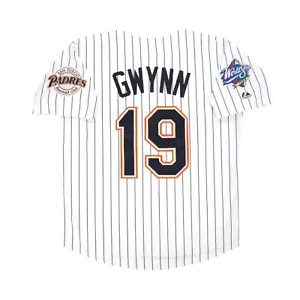 Tony Gwynn San Diego Padres 1998 World Series Home White Jersey Men's (S-3XL) - Picture 1 of 8
