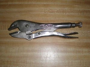 VINTAGE PETERSEN DEWITT VISE GRIP 10R STRAIGHT JAW LOCKING PLIERS USA - Picture 1 of 4