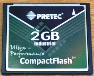PRETEC 2 GB Rugged Industrial Tiger series Compact Flash UDMA CFM02G-CP CF Card - Picture 1 of 1